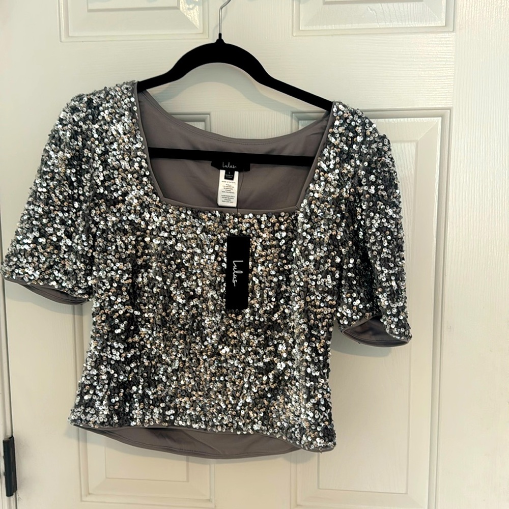 Sequin top